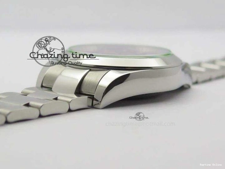 0414 Fashionable Milgauss 116400 GV JF 1:1 Green Sapphire Blue Dial On SS Bracelet A2824 V 3950